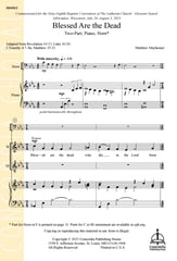 Blessed Are the Dead Two-Part choral sheet music cover